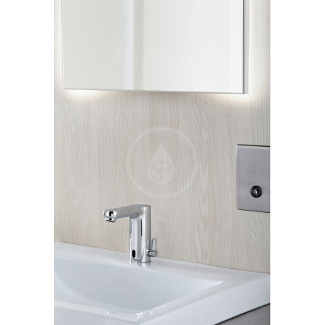 Grohe Eurosmart Cosmopolitan E Mitigeur lavabo infrarouge avec mitigeur et limiteur de température ajustable, chromé (36324001)